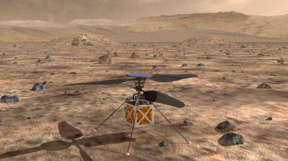 НАСА разработва ”Марсиански хеликоптер” (видео)