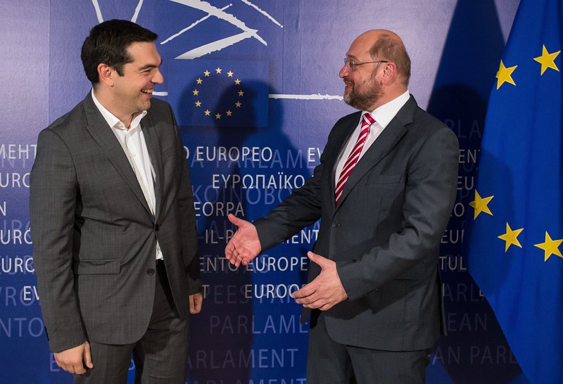 Мартин Шулц заяви, че лидерът на СИРИЗА Алексис Ципрас има пълното право да бъде уважаван като демократично избран министър-пре
