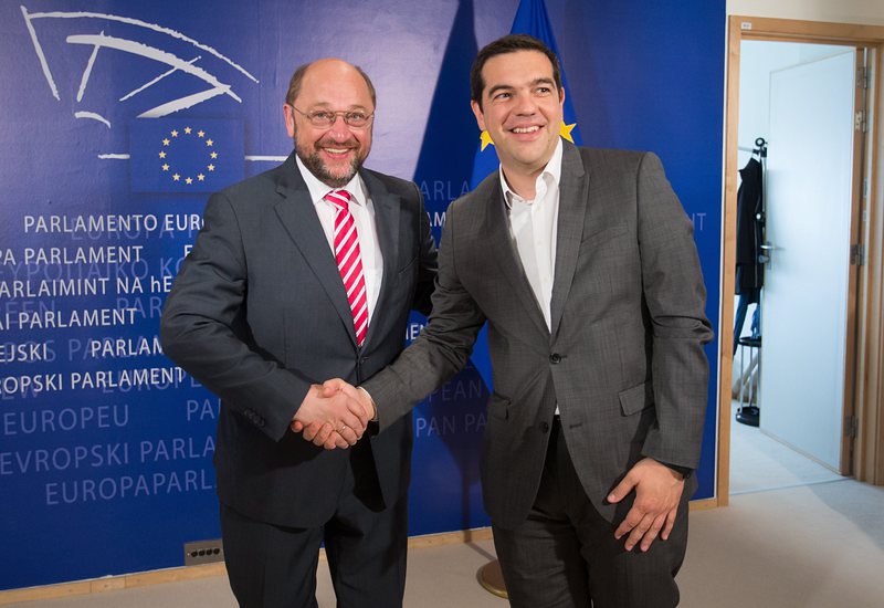 Шулц: Ципрас, спазвай общата политика на ЕС към Русия