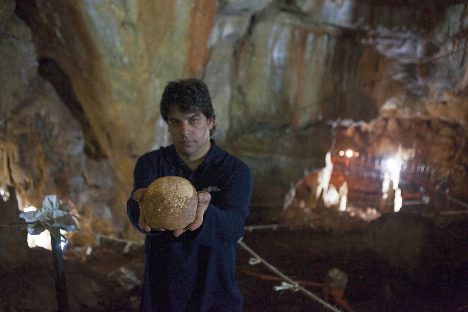 Находка на праисторически череп в Израел (снимки)