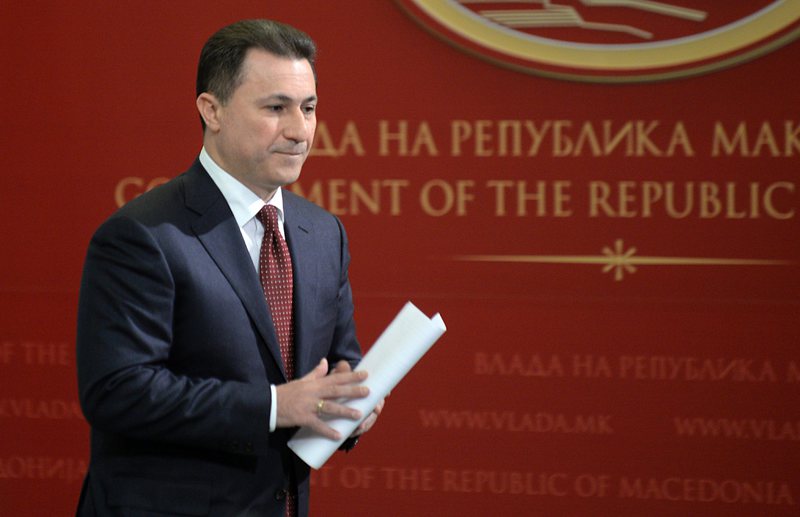 Премиерът на Македония Никола Груевски отказва да подаде оставка