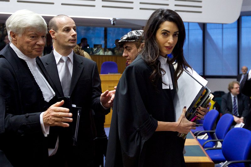 Амал Клуни във Върховната камара на Европейския съд