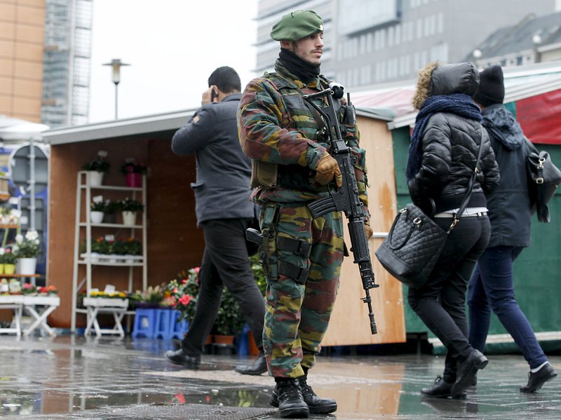 Охраната в Брюксел е засилена по времето на срещата на НАТО
