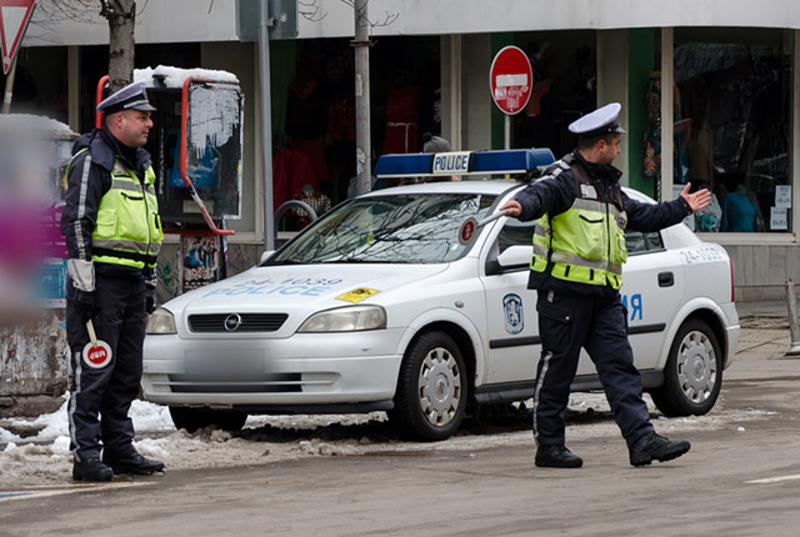 Проверки на пътна полиция в София