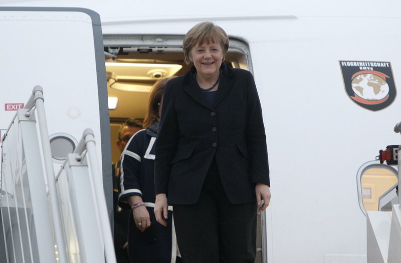 Германският канцлер Ангела Меркел пристигна в Минск
