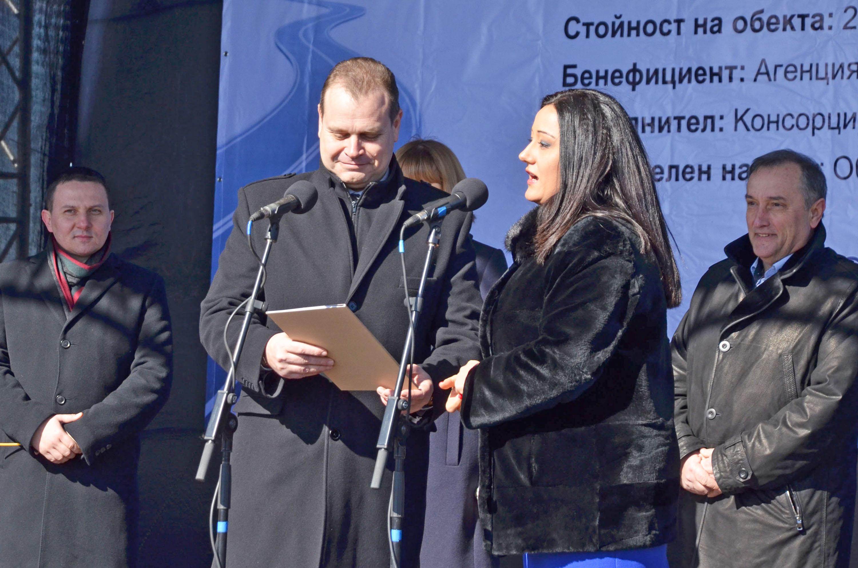 Министър Лиляна Павлова даде старта на изграждането на Северната скоростна тангента