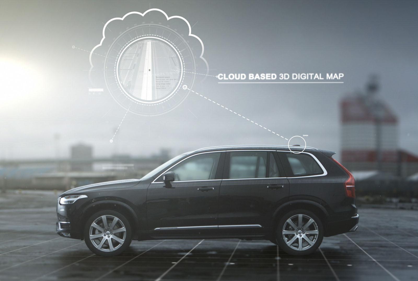Volvo демонстрира безпилотната си система (видео)