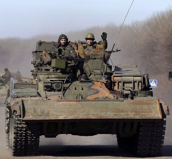 Изтегляне на оръжията от Донецк