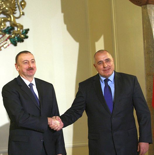 Президентът на Азербайджан Илхам Алиев и премиерът Бойко Борисов
