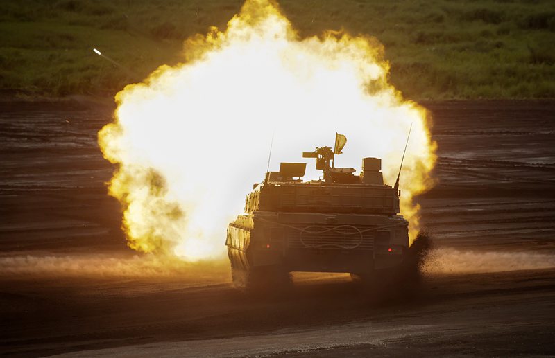 Технологията е разработена за отбрана на военни машини в зони на сражения