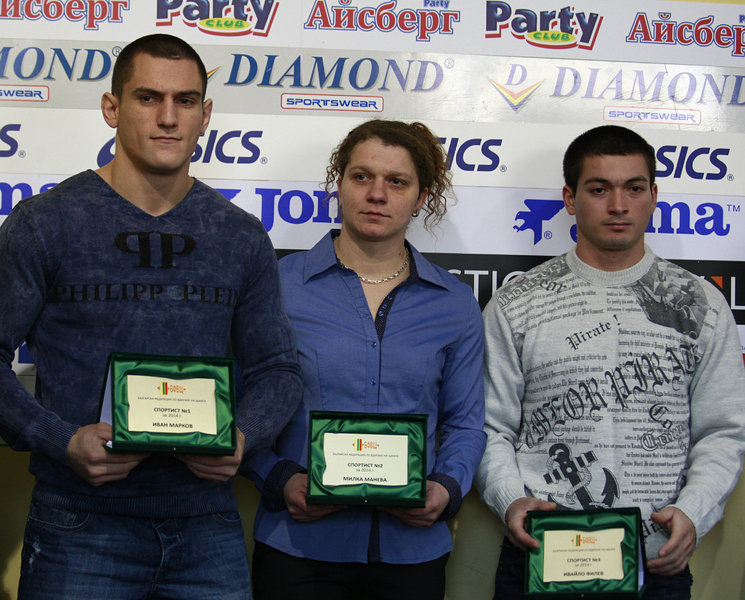 Иван Марков, Милка Манева и Ивайло Филев (от ляво на дясно)