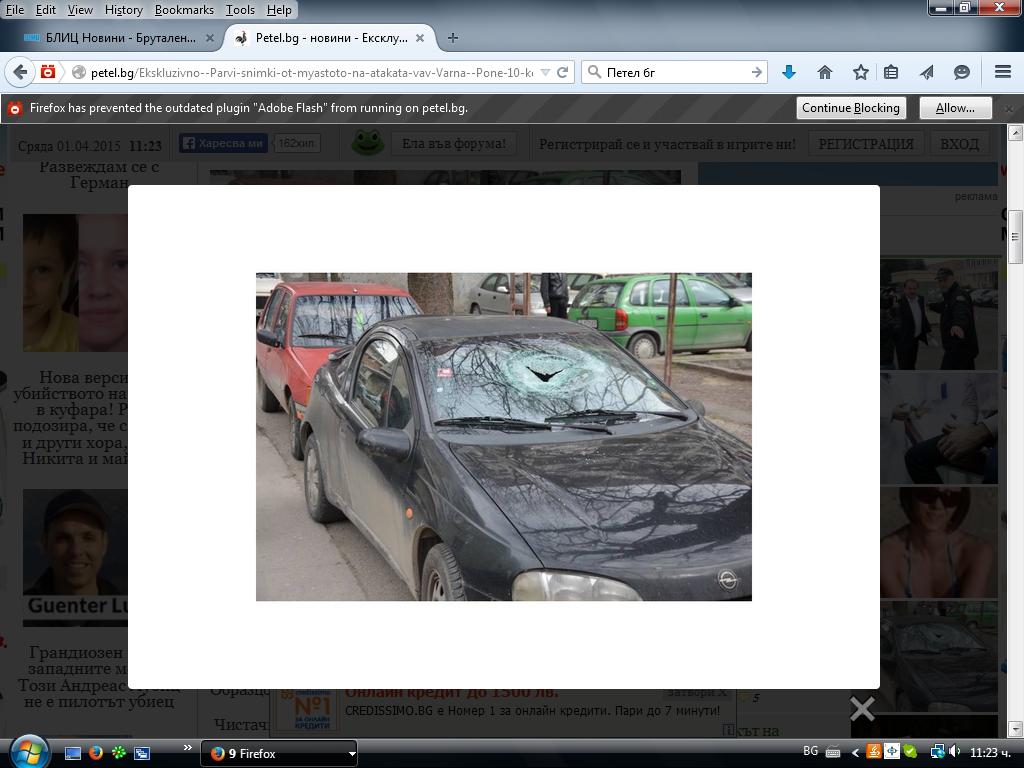 Вандал потроши десетки коли в центъра на Варна
