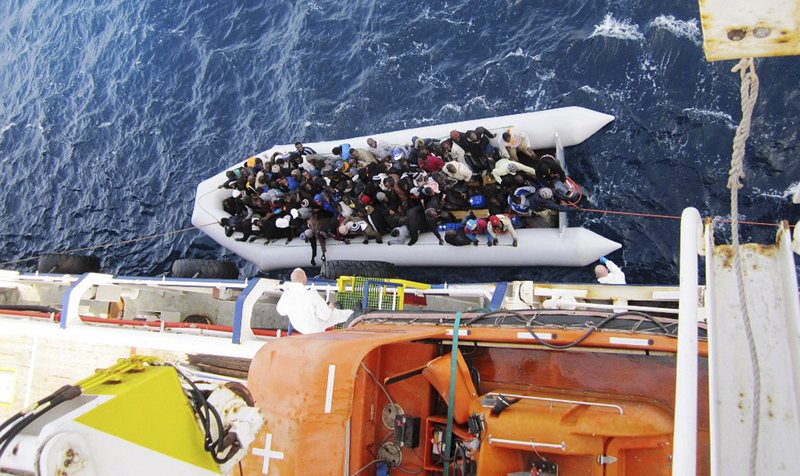 Претоварените лодки с мигранти от Африка нерядко потъват в Средиземно море