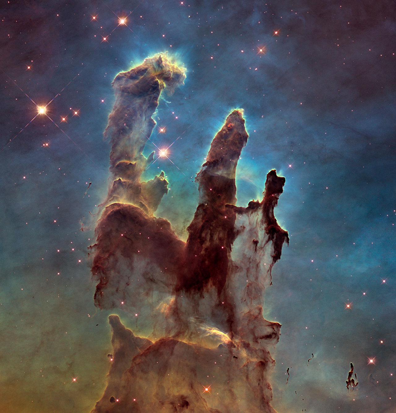Снимки на ”Хъбъл”: The Eagle Nebula’s Pillars of Creation