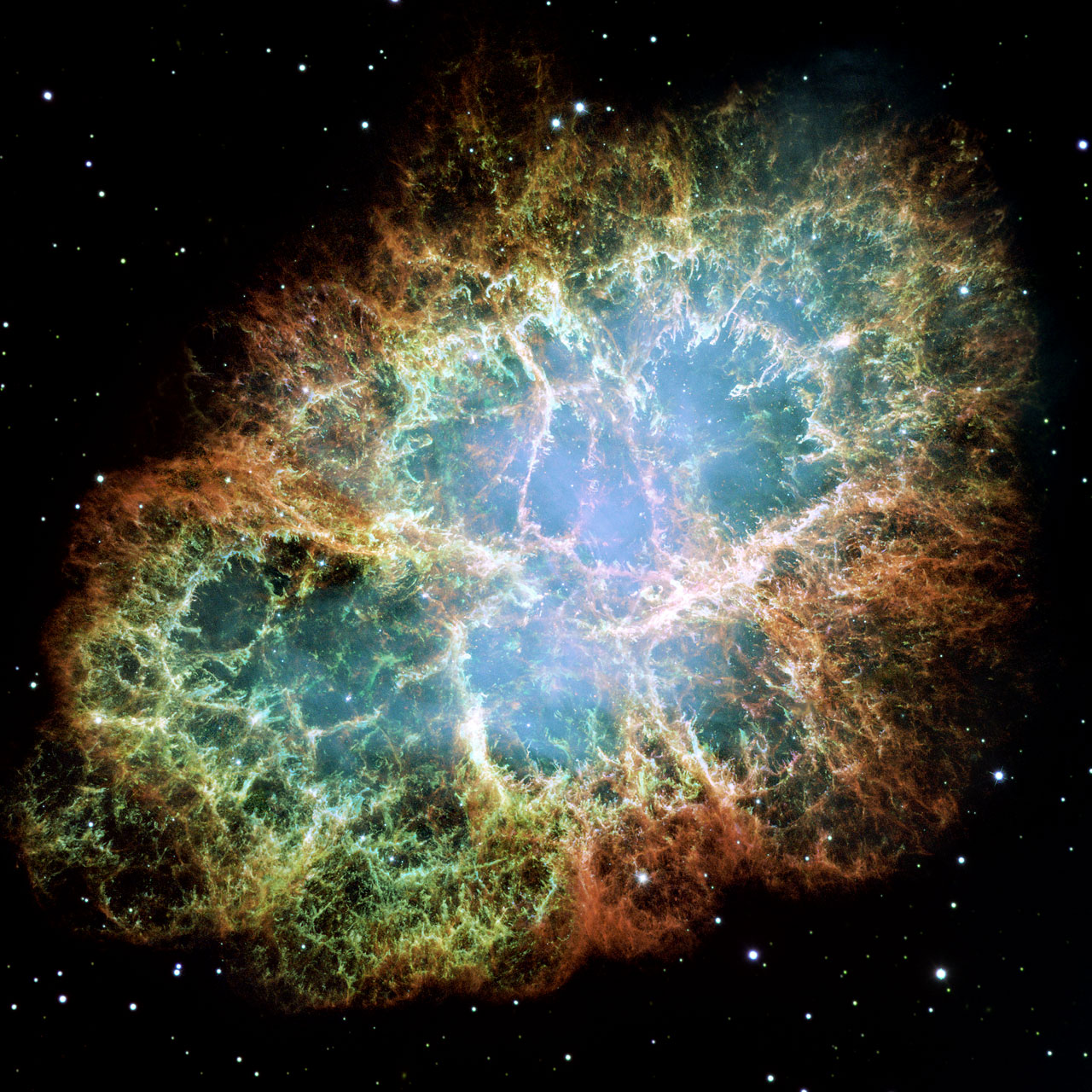 Снимки на ”Хъбъл”: Crab Nebula
