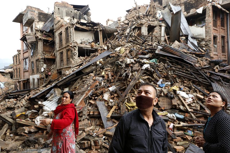 Стряскащи данни идват след земетресението в Непал