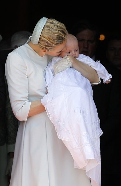 Принцеса Шарлийн с дъщеря си принцеса Габриела