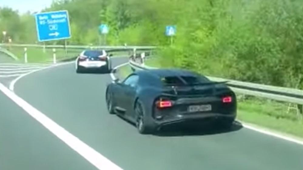 Пръв поглед към новото Bugatti (видео)