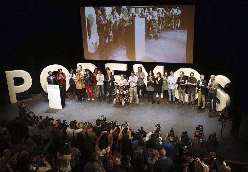Партия „Подемос“ спечели кметствата в Мадрид и Барселона