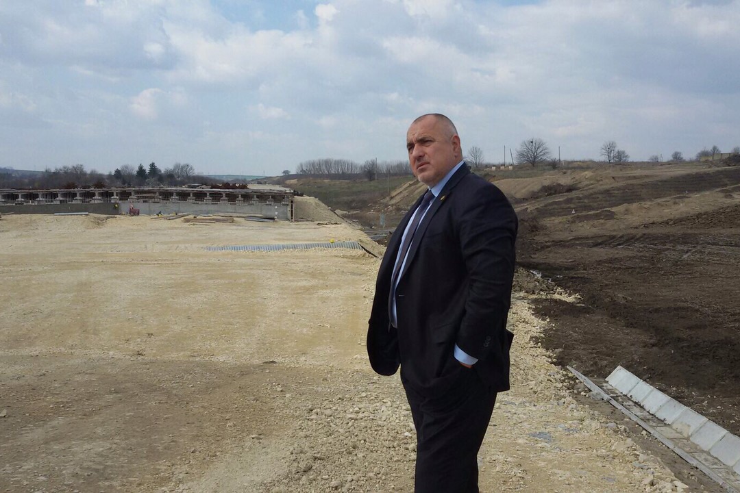 Миналата година Бойко Борисов инспектира магистралата в участъка Белопитово-Каспичан
