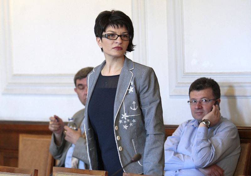 Десислава Атанасова на заседание на комисията за разследване на обстоятелствата около КТБ