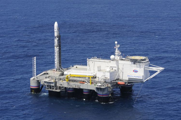 Единственият плаващ космодрум напуска САЩ