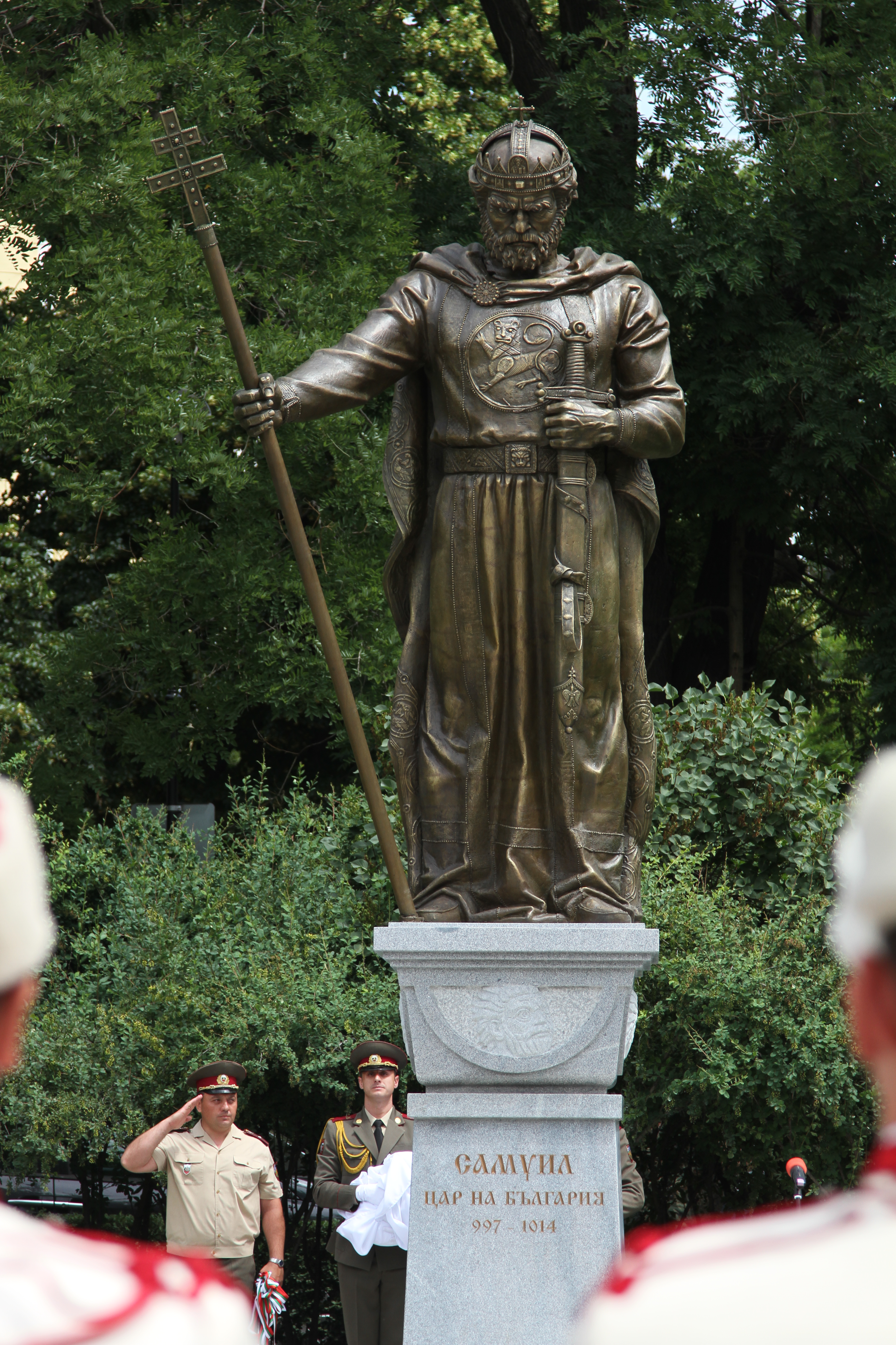 В София бе издигнат паметник на Цар Самуил