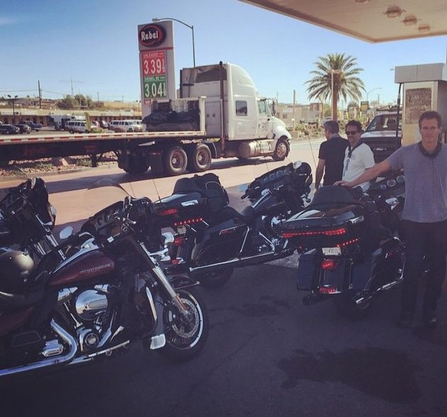 Пътешествието на Ранди Гербер и Джордж Клуни с мотори по ”Route 66”