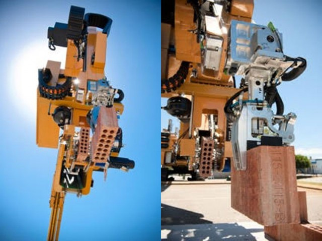 Роботът-зидар е в състояние да полага 1000 тухли на час