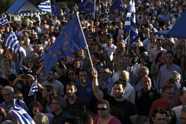 Нараства подкрепата за проевропейските сили в Гърция