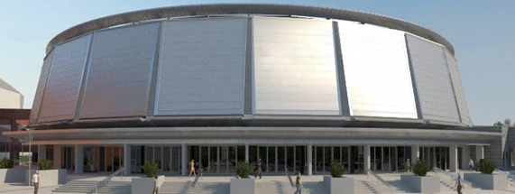 ”Арена Русе” е първата зала в България с инсталирани на покрива акустични панели