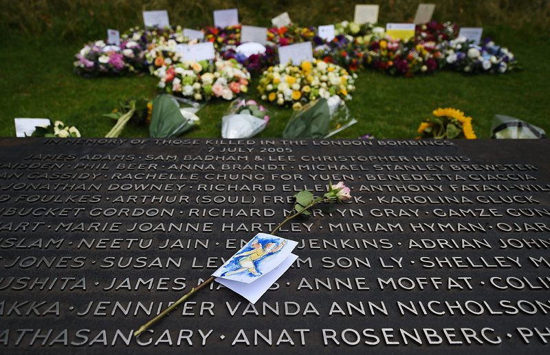 Мемориал в Лондон по случай 10 години от атентатите