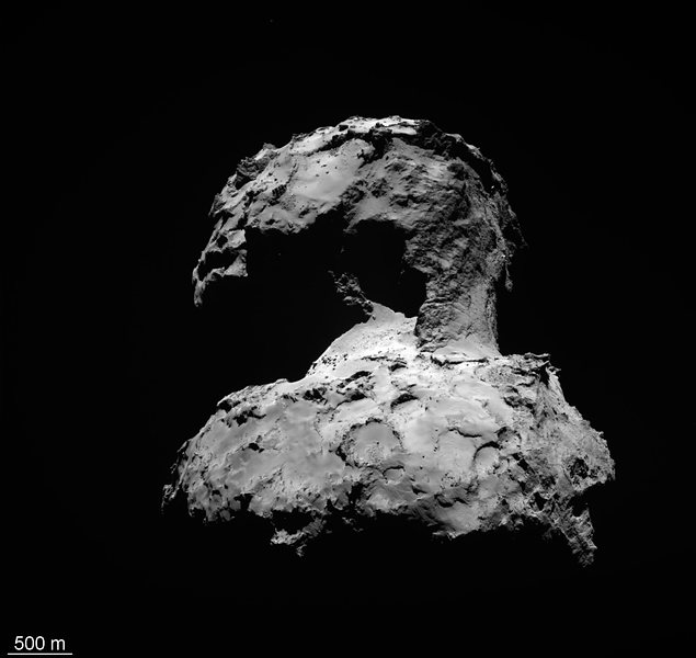 Сондата Розета е засякла необичайни струпвания на органичен материал на кометата 67P/Чурюмов-Герасименко
