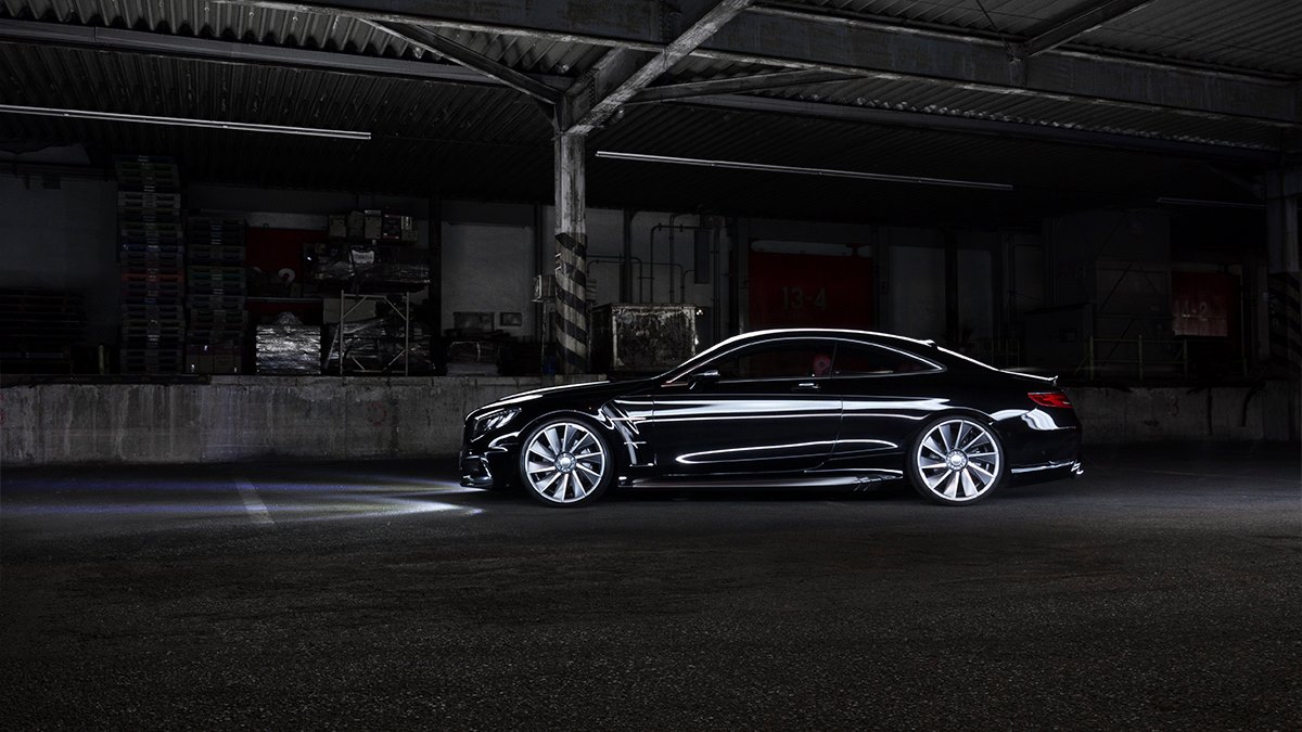И Mercedes S-Class Coupe се превърна в ”черен бизон”