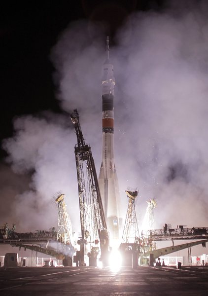 Изстрелването на ”Союз ТМА-17М”