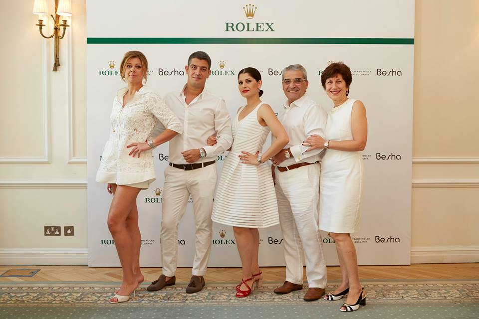 Семейство Шакарян – официални представители на Rolex за България на All White Wimbledon Afternoon