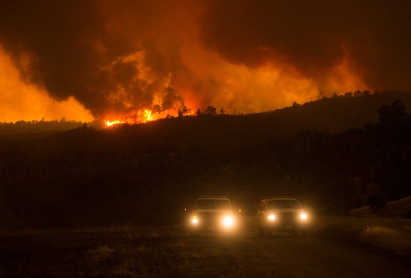 Горски пожари бушуват в Калифония