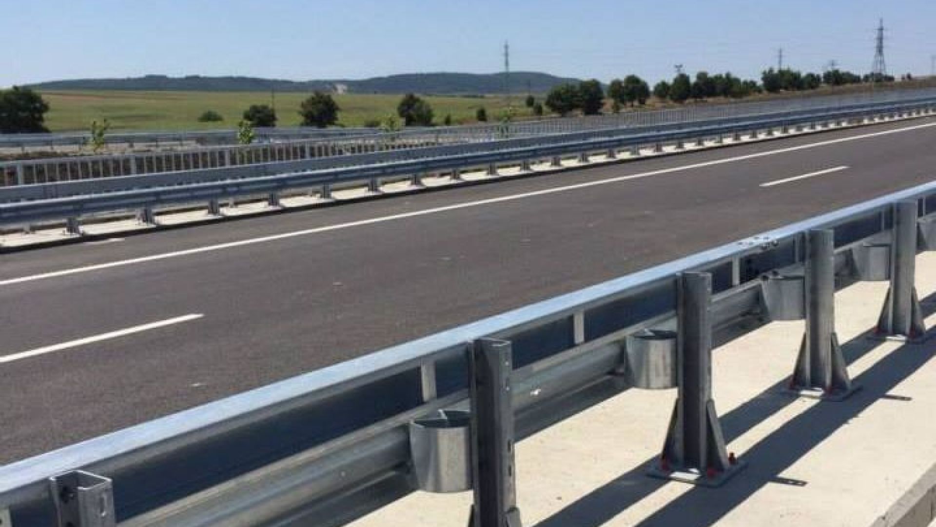 Движението при километър 7 на автомагистрала Струма в района на