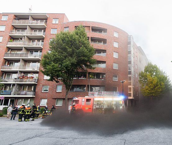 Пожар  в германски бункер в Хамбург