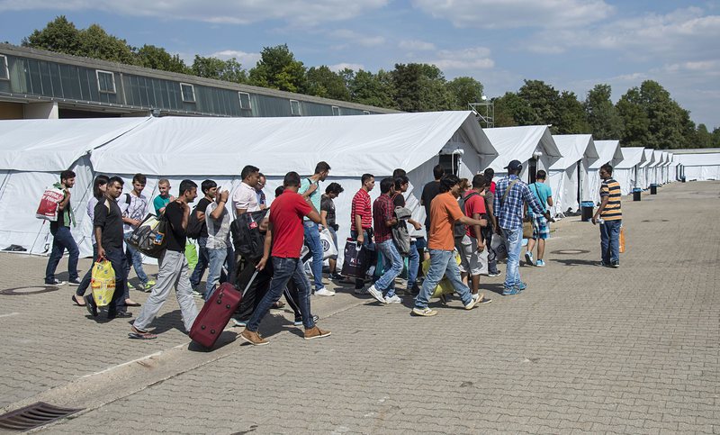 Лагери за бежанци в Германия
