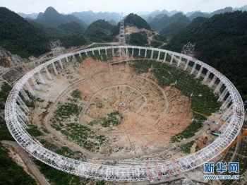 Китай започна строителството на гигантски телескоп