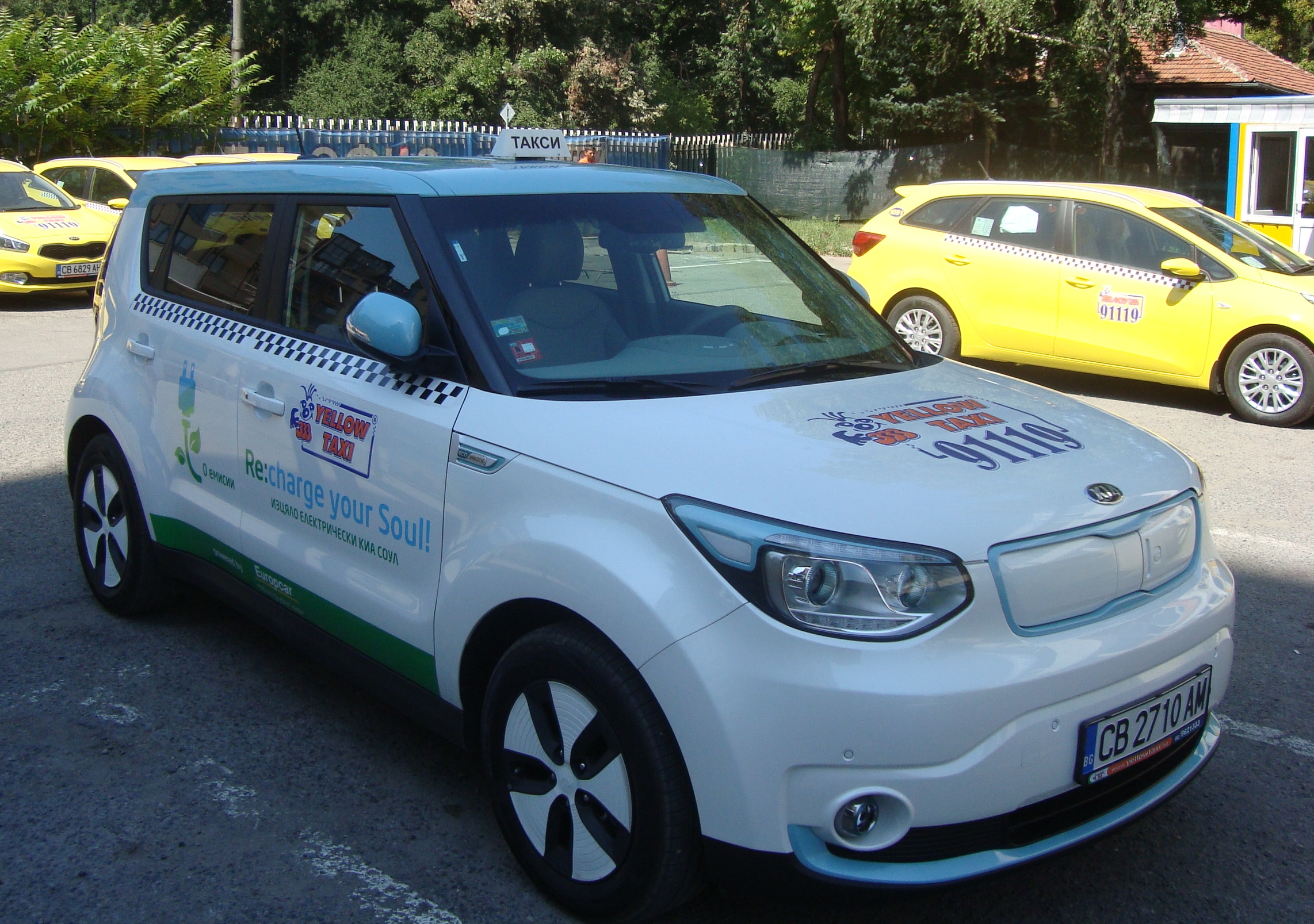 Kia Soul е първото електрическо такси в България