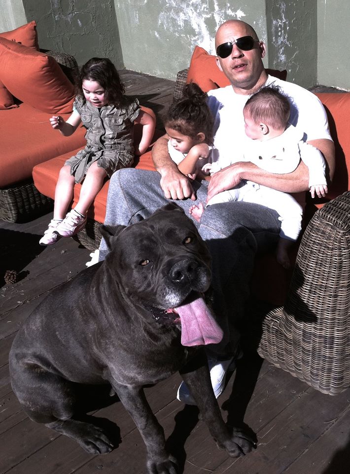 Вин Дизел с децата си