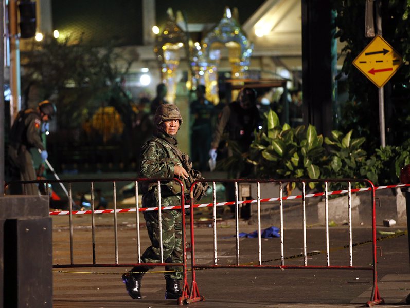 Премиерът е наредил на силите за сигурност на Тайланд да обезопасят района на атентата