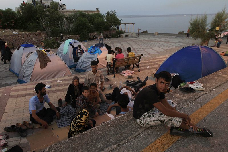 Бежанци в Гърция