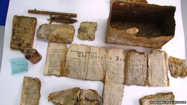 Откриха капсула на времето с уиски на 121 г. и вестник