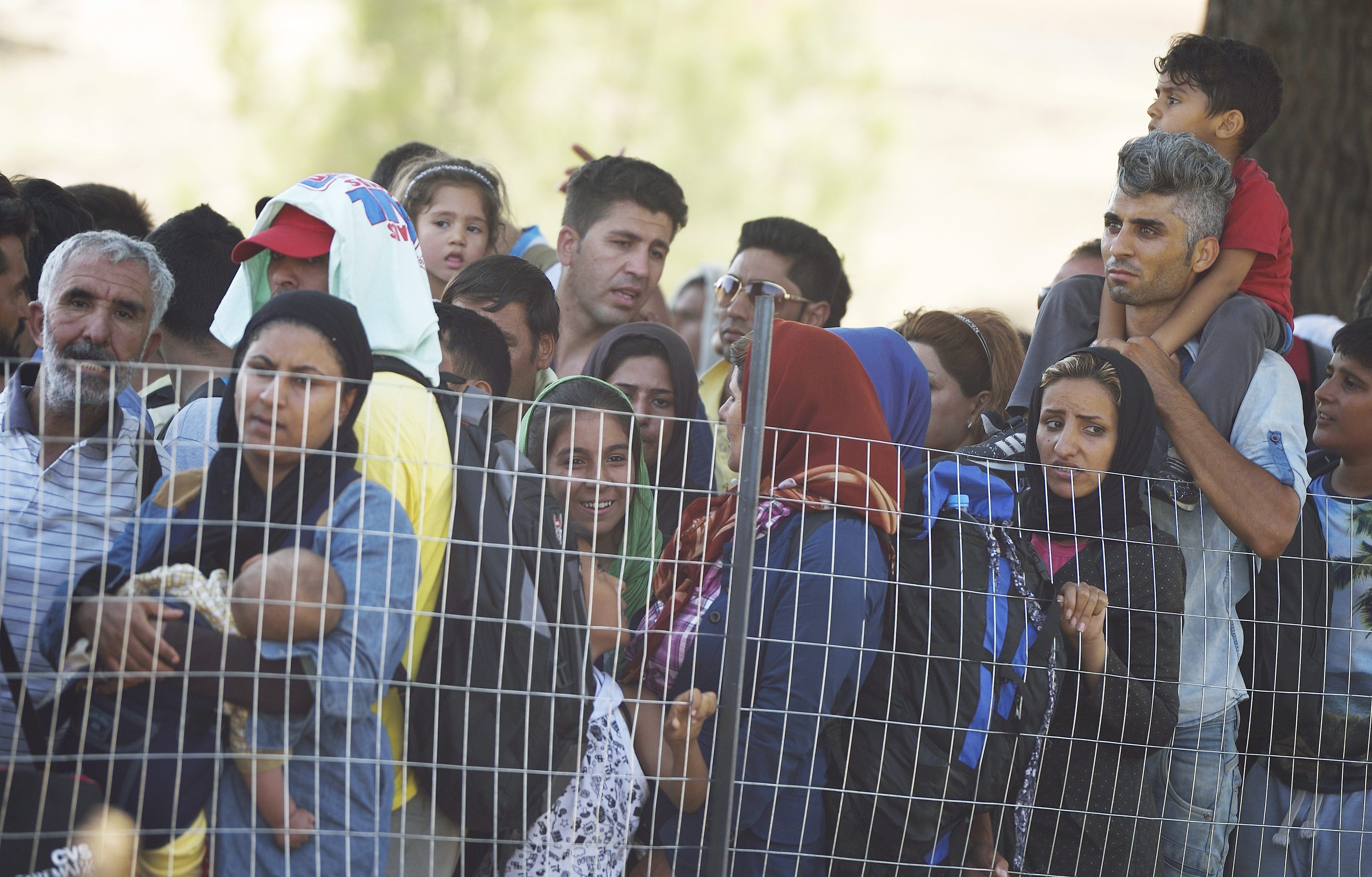 Бежанци на Македонската граница