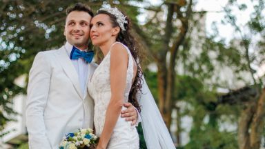 Сано и Нели Атанасова отпразнуваха 1 година от сватбата