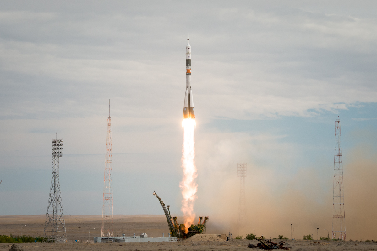 Излетя руският космически кораб Союз