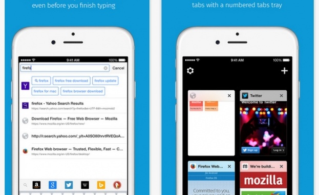 Започнаха публичните тестове на Firefox за iPhone и iPad